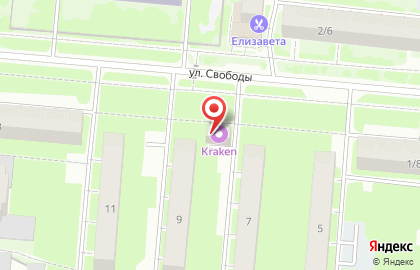 Кафе Павлин в Великом Новгороде на карте