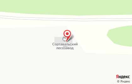 Сортавальский Лесозавод на карте