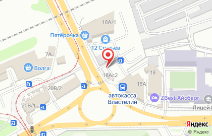 Автостоянка в Саратове на карте