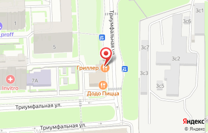 Автосервис Pitstop на Триумфальной улице на карте