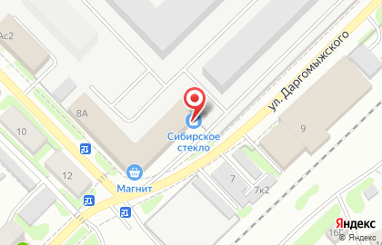 Азияторгсервис на улице Даргомыжского на карте