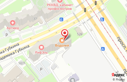 Парикмахерская в Казани на карте