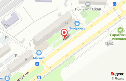 На Ипподромной на карте