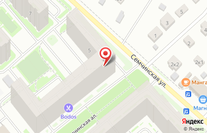 Парикмахерская Светлана на Семчинской улице на карте