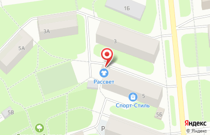 Магазин Рассвет на Юбилейной улице на карте