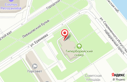Управление общественных связей и международного сотрудничества, Администрация Петрозаводского городского округа на карте