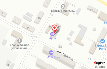 Мини-отель Аура в Ульяновске на карте