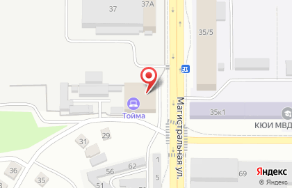 Завод связи Тойма на карте
