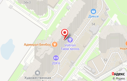 Школа танцев для детей Dance Traffic на Комендантском проспекте на карте