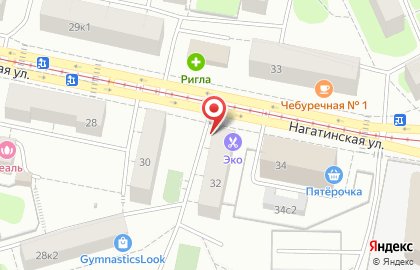 Цветочная база №1 в Москве на карте