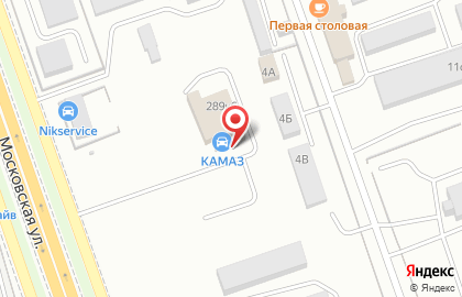 Калужский автоцентр КамАЗ на Московской улице на карте