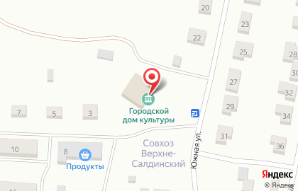 Верхнесалдинский дом культуры на карте