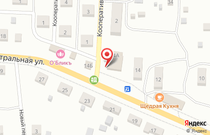 Универсам Центральный на Центральной улице на карте