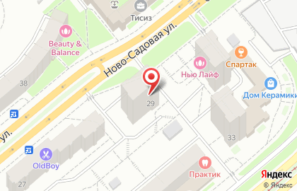 Центр Скорая Наркологическая Помощь на Ново-Садовой улице на карте