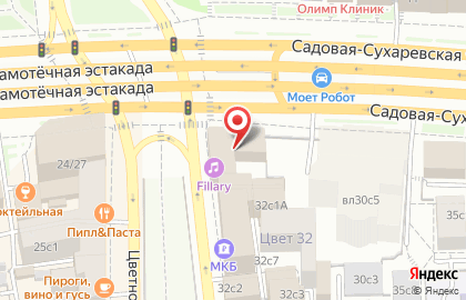 Наследие на Садовой-Сухаревской улице на карте