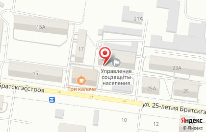 Управление автомобильной магистрали Красноярск-Иркутск Федерального дорожного агентства на карте