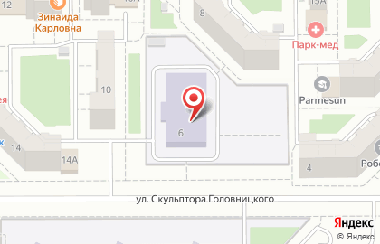 Детский сад №19 в Курчатовском районе на карте