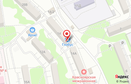 Чистые Луга в Октябрьском районе на карте