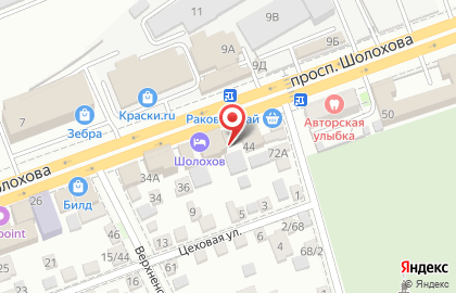 Интерьерный дом АристокраТ на проспекте Шолохова на карте