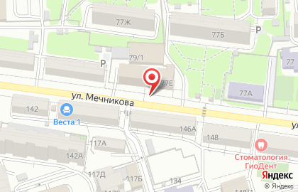ЗАО Банкомат, Банк ВТБ 24 на улице Мечникова на карте