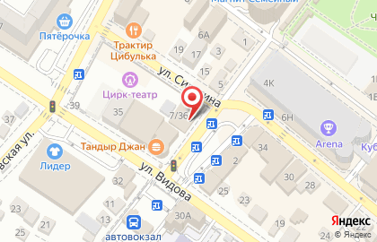 Супермаркет Корзинка на улице Чайковского на карте