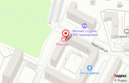 Салон-парикмахерская Марафет в Ленинградском районе на карте