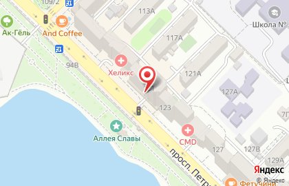 Книжный магазин Меридиан в Ленинском районе на карте
