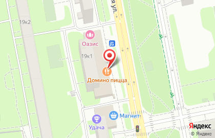 Пиццерия Domino`s Pizza на Туристской улице на карте