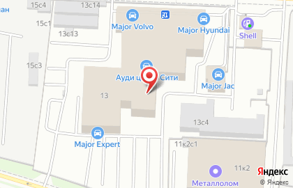 Автосервис официального дилера Ауди Центр Сити в Лыковском проезде на карте