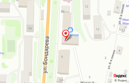 Магазин разливного пива Пинта в Петрозаводске на карте