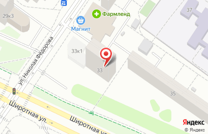Служба заказа эвакуаторов Авангард Авто на Широтной улице на карте