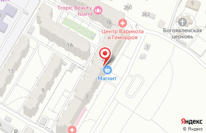 Торнадо на Ярославской улице на карте