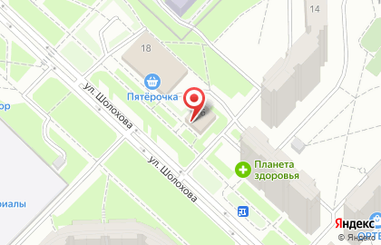 Банкомат СберБанк на улице Шолохова, 16 на карте