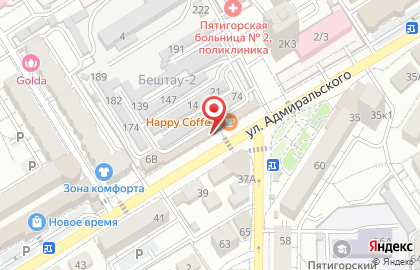 Магазин цветов 111 роз в Пятигорске на карте