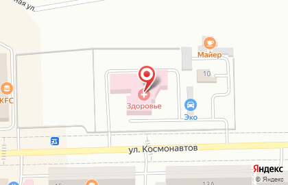Диагностический центр Новые медицинские технологии, диагностический центр на улице Космонавтов на карте