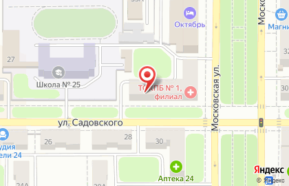 Магазин Каменная сказка на улице Садовского на карте