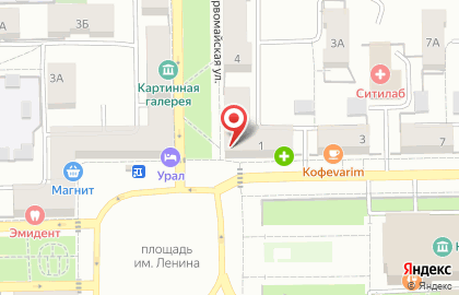 Аптека 02плюс на Первомайской улице на карте