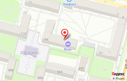 Отель Hotel River на карте