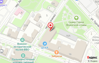 Территория танца на улице Шевченко на карте