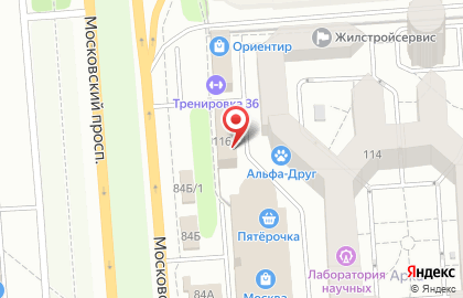 Сауна Релакс на Московском проспекте на карте
