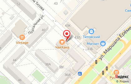 Киоск по продаже овощей Заря в Краснооктябрьском районе на карте