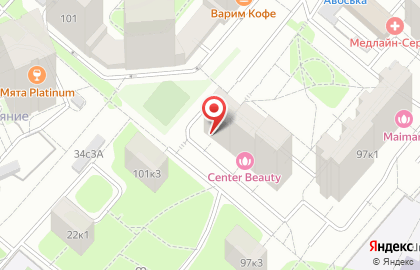 Салон красоты Xsize на метро Молодёжная на карте