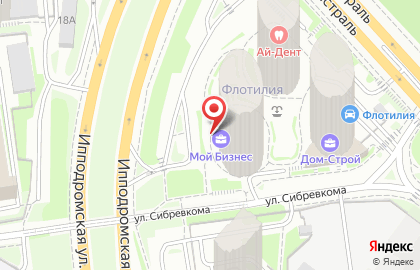 Микрокредитная компания Новосибирский областной фонд микрофинансирования субъектов малого и среднего предпринимательства на карте