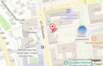 Банкомат Юниаструм Банк в Ставрополе на карте