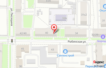 Рекламное агентство Дрим на Рыбинской улице на карте
