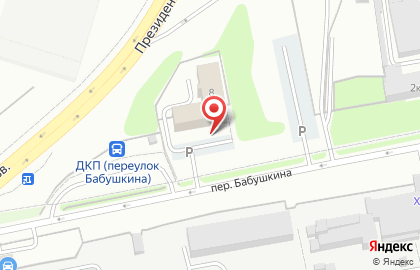 Обжорка в переулке Бабушкина на карте