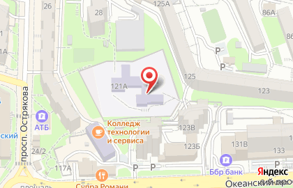 Детский сад №248 в Первореченском районе на карте