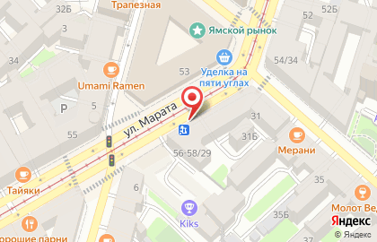 Заубер Банк в Санкт-Петербурге на карте