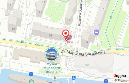 Служба заказа легкового транспорта Мини на улице Маршала Баграмяна на карте