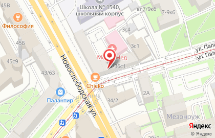 Спа-салон МойТай на метро Менделеевская на карте